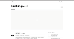 Desktop Screenshot of luisenrique21.com