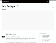 Tablet Screenshot of luisenrique21.com
